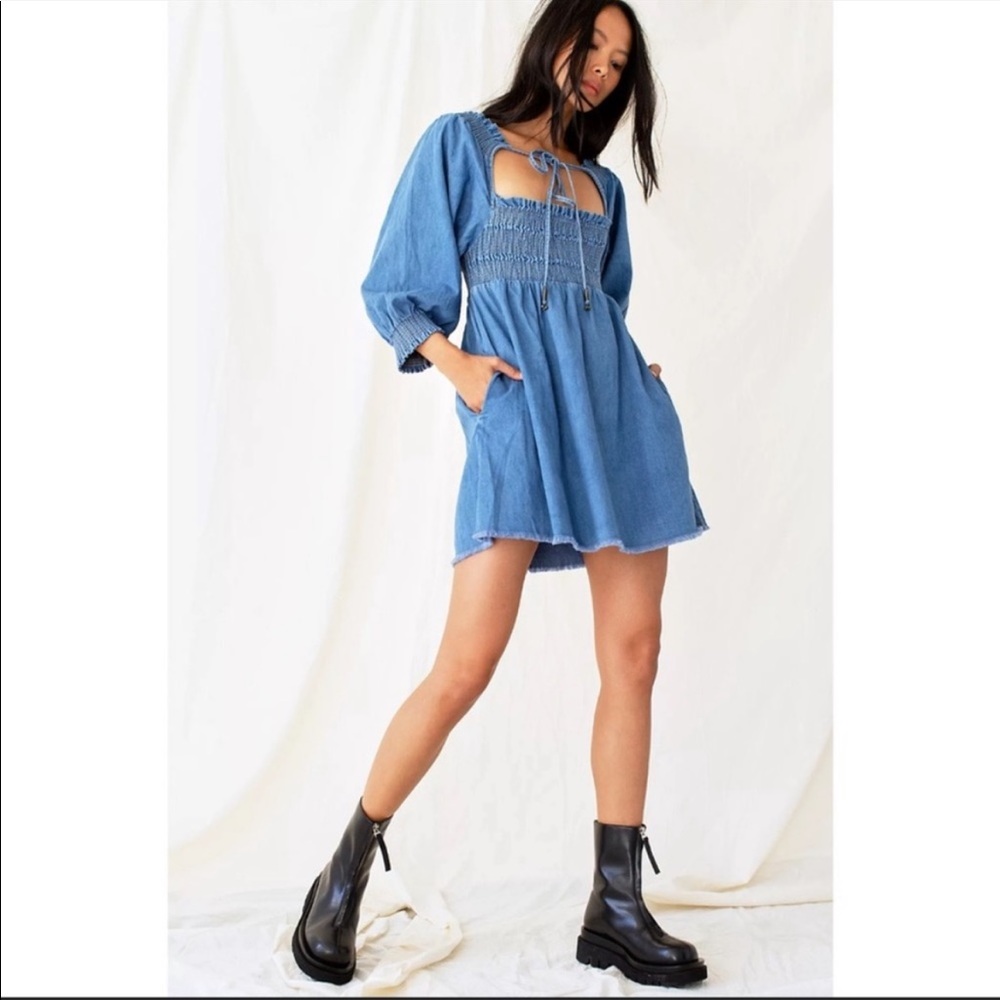 Free People Denim Dress